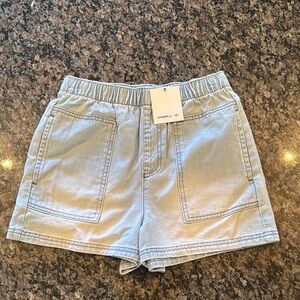 O'Neill light wash pull on Women's Light Blue Shorts NWT XS